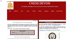 Desktop Screenshot of chessdevon.co.uk